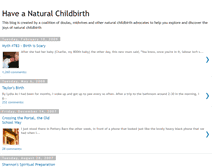 Tablet Screenshot of haveanaturalchildbirth.com